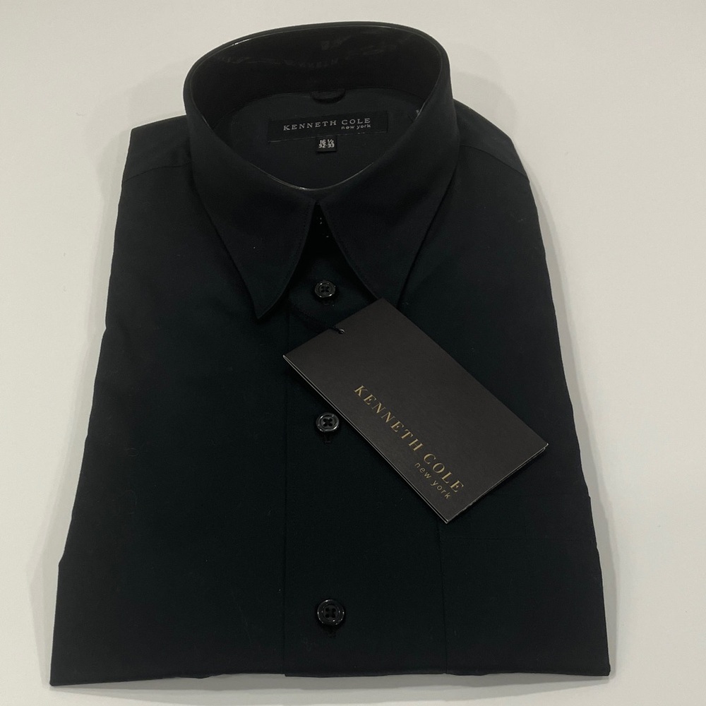 Kenneth Cole Classic Black Dress Shirt